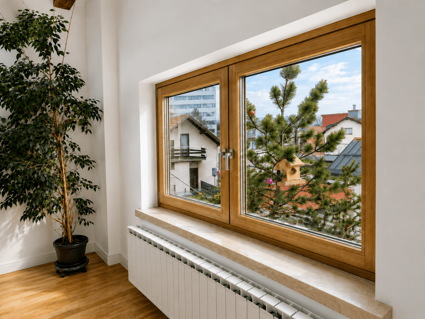 Premium drvo-aluminijski prozor – Donja Dubrava, Zagreb, izvedeni NOLE projekt